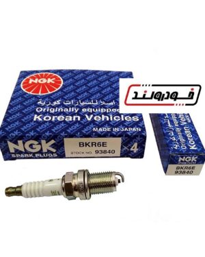 شمع پایه کوتاه تک پلاتین نیکل NGK BKR6E 93840