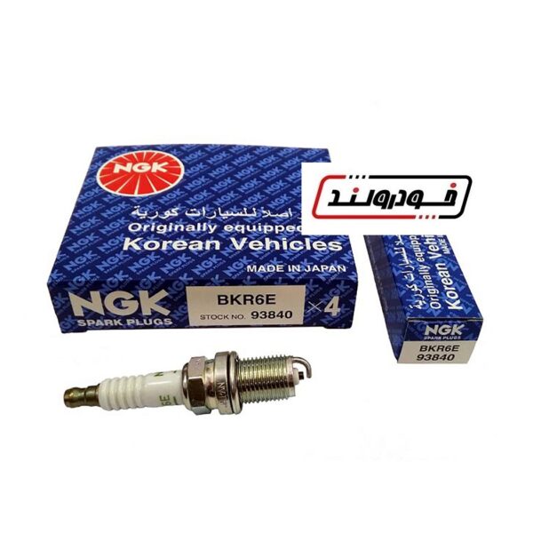 شمع پایه کوتاه تک پلاتین نیکل NGK BKR6E 93840