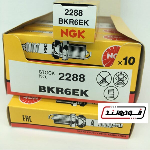 شمع پایه کوتاه دو پلاتین NGK BKR6EK 2288