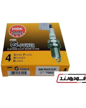 شمع سوزنی جی پاور پلاتینیوم پایه کوتاه NGK BKR6EGP 7092