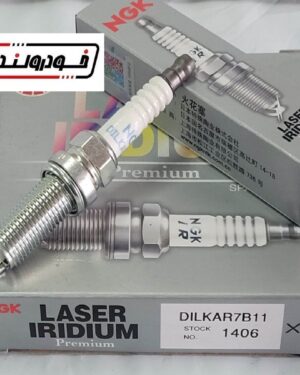 شمع سوزنی دبل ایریدیم پایه بلند NGK DILKAR7B11 1406