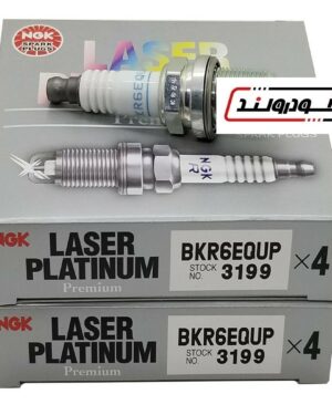 شمع سوزنی چهار پلاتین پایه کوتاه NGK BKR6EQUP 3199